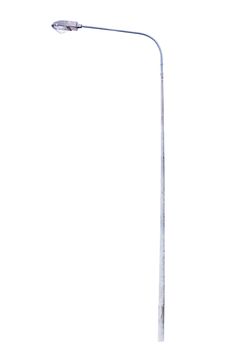 Light pole isolated on white background