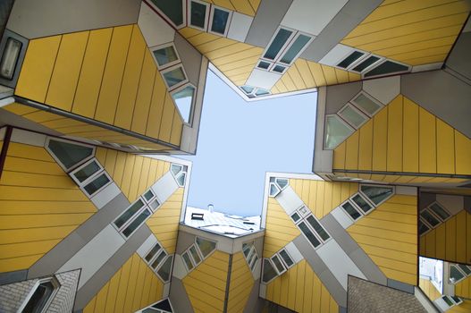 Famous Cube Houses by Piet Blom