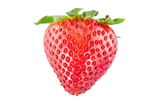 Organic Strawberry fruits nature on the white background