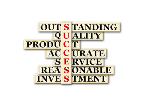 acronym of success- outsatanding,quality ,product,accurate,service,satisfaction ...