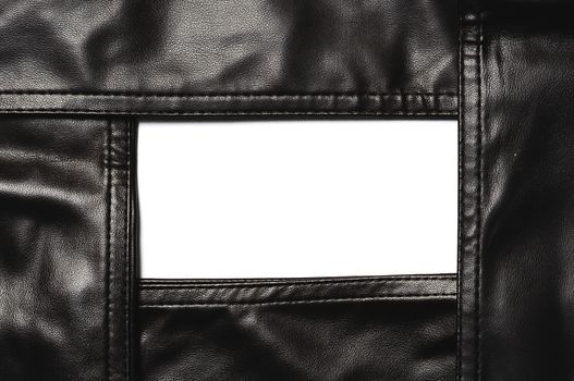 leather frame background 