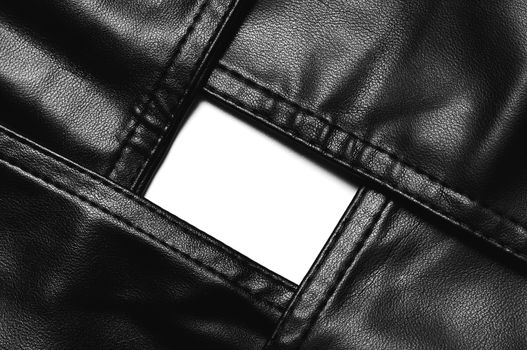 leather frame background 