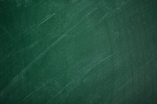 close up of an empty school green chalkboard 