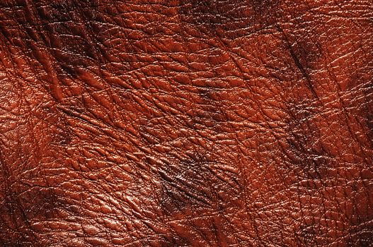Closeup of seamless luxury brown  leather texture
