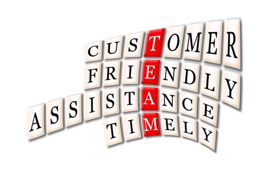 Acronym of Team - customer friendlyservice,timely