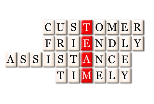 Acronym of Team - customer friendlyservice,timely