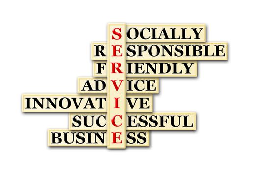 acronym concept of Service  and other releated words