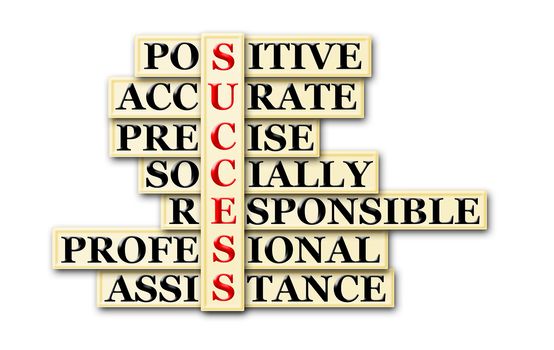 acronym of success- positive,accurate,precise,socially....