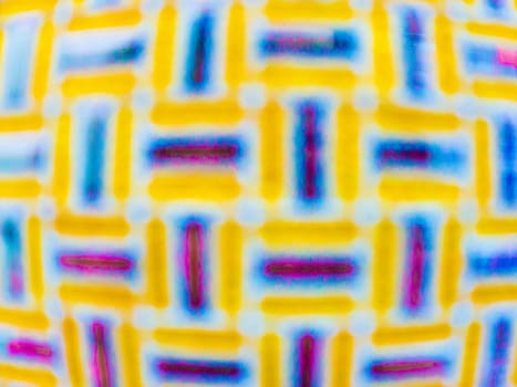 non specific pattern of colorful dots and squares on various color of background