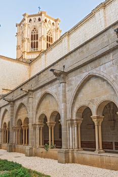 Monastery of Santa Maria de Poblet inCatalonia,Spain. It is UNESCO World Heritage Site. 