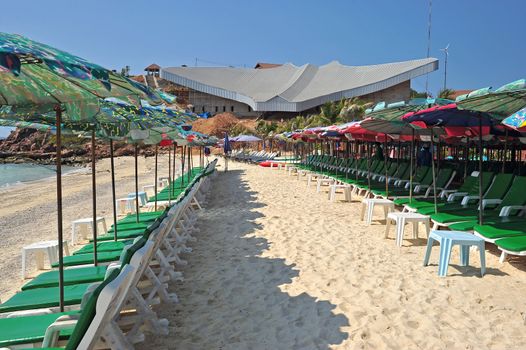 Ray shape building at Koh Larn, Pattaya, Thailand