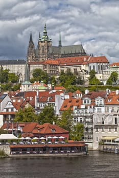 The Prague Castle and the Small Town