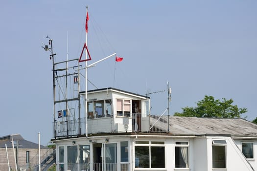 white Coastal yachting station