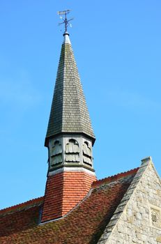 Parish church steeple and roof