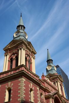 Historic Basilica de la Merced in the centre of Santiago, capital of Chile