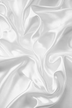 Smooth elegant white silk can use as wedding background