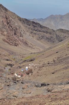 Atlas mountains in Morocco