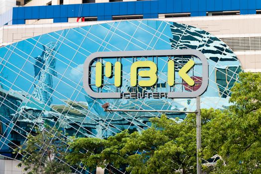 BANGKOK, THAILAND - 21 NOV 2013: MBK is the most famous and one of the biggest shopping mall in Bangkok