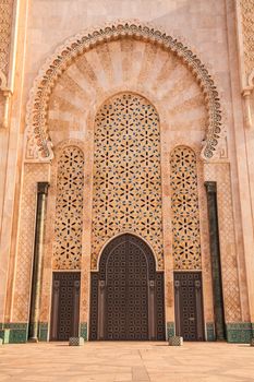 Mosque of hassan II in casablanca, morocco