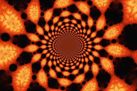 Digital Illustration of a fractal Structure