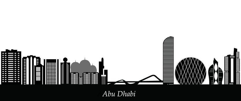 abu dhabi skyline
