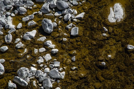 a creek bed in the Ligurian, italy.