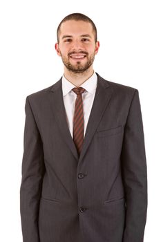 young business man portrait isolated on white