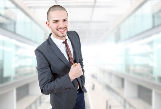 young business man portrait at the office