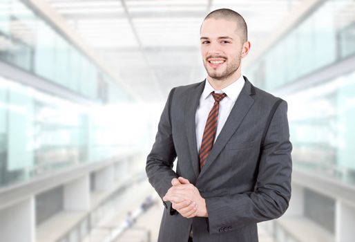 young business man portrait at the office