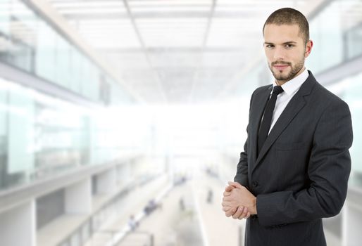 young business man portrait at the office