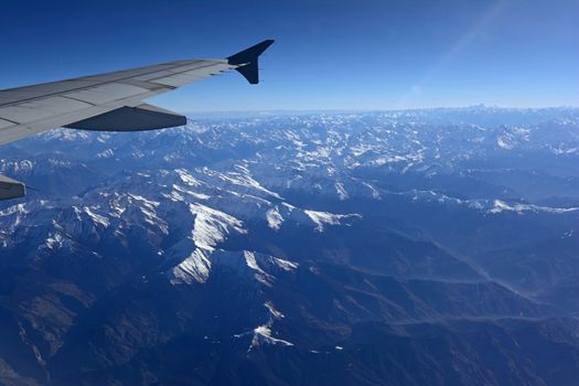 Mountain range, Leh, Ladakh, India