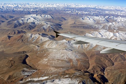 Mountain range, Leh, Ladakh, India