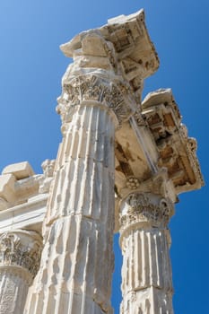 Ancient temple of Trajan, Bergama, Turkey