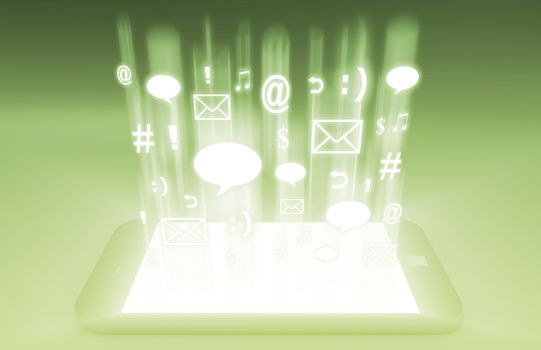 Social Media on Smartphone Platform as Concept