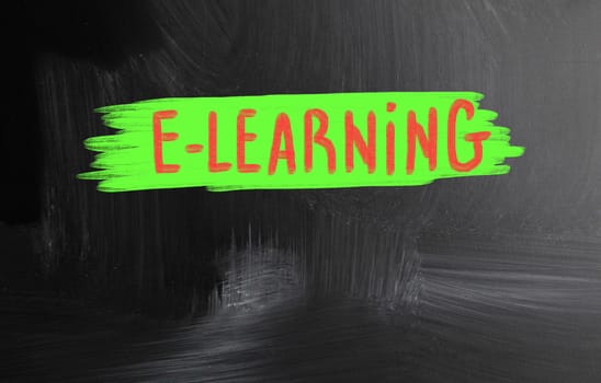e-learning concept