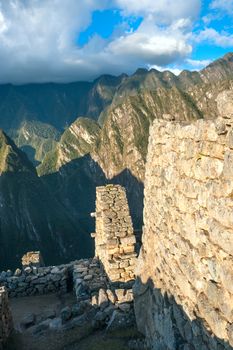 Guardhouse in Machu Picchu, Andes, Sacred Valley, Peru