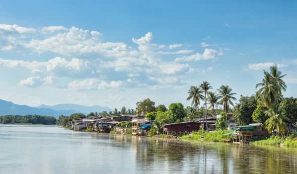 Communities living along the Ping River in Tak district.