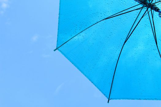 Umbrella and blue sky