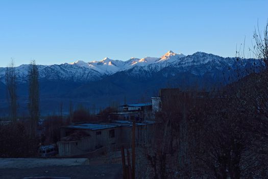 Mountain range, Leh, Ladakh, India