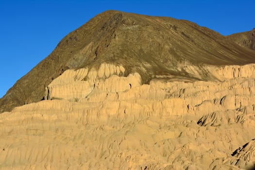 nice scenery of dry mountain near Lamayuru in ladakh