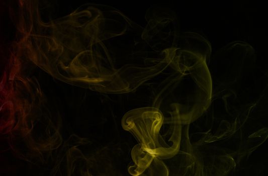 Abstract colored smoke movable shot closeup backdrop