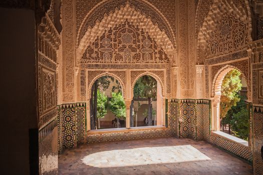 Ahambra palace in Granada, Andalucia, Spain