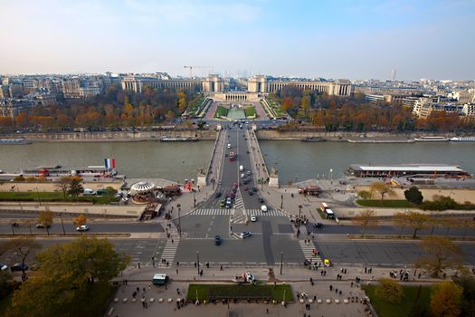 View of Paris from the Eiffel Tower