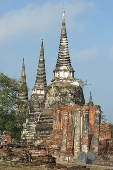 Wat Phra Si Sanphet, Ayutthaya, Thailand, Southeast Asia