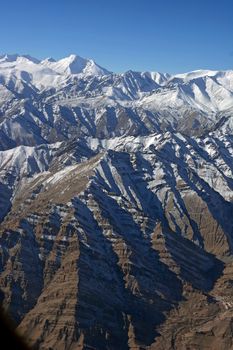 Mountain range, Leh, Ladakh, India