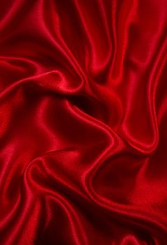 Smooth elegant red silk can use as background 