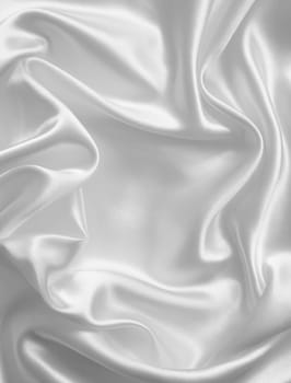 Smooth elegant white silk can use as wedding background 