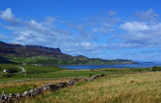 A colourful landscape photographed at Staffin on the Isle of Skye.