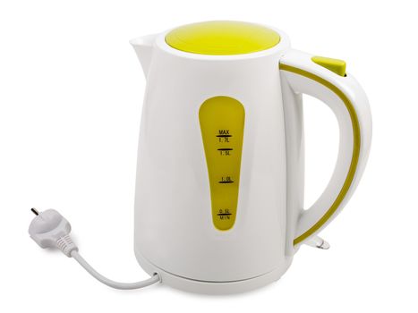 electric kettle isolated on white background