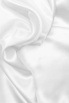 Smooth elegant white silk can use as wedding background 